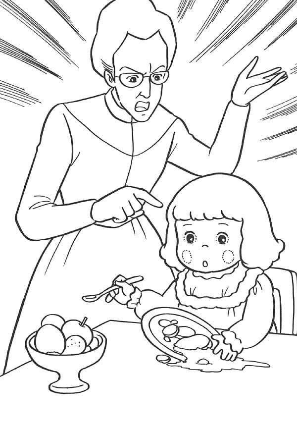 Dessin à colorier: Princesse Sarah (Animé et Manga) #202110 - Coloriages à Imprimer Gratuits