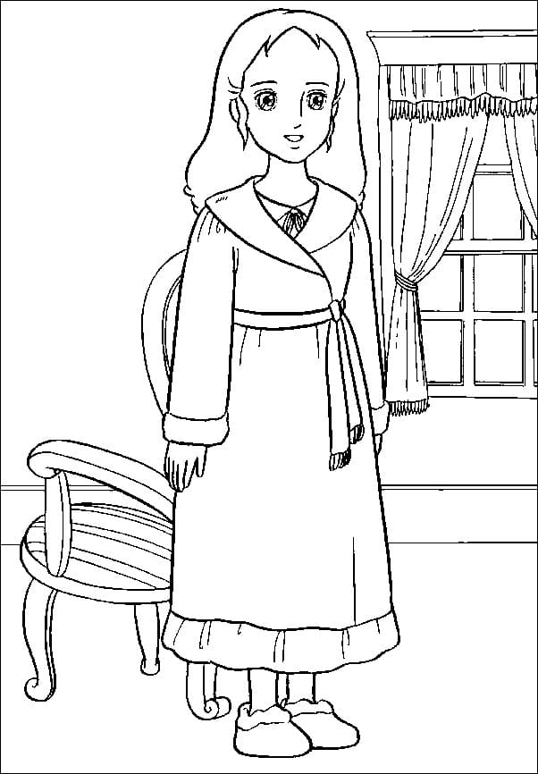 Dessin à colorier: Princesse Sarah (Animé et Manga) #202111 - Coloriages à Imprimer Gratuits