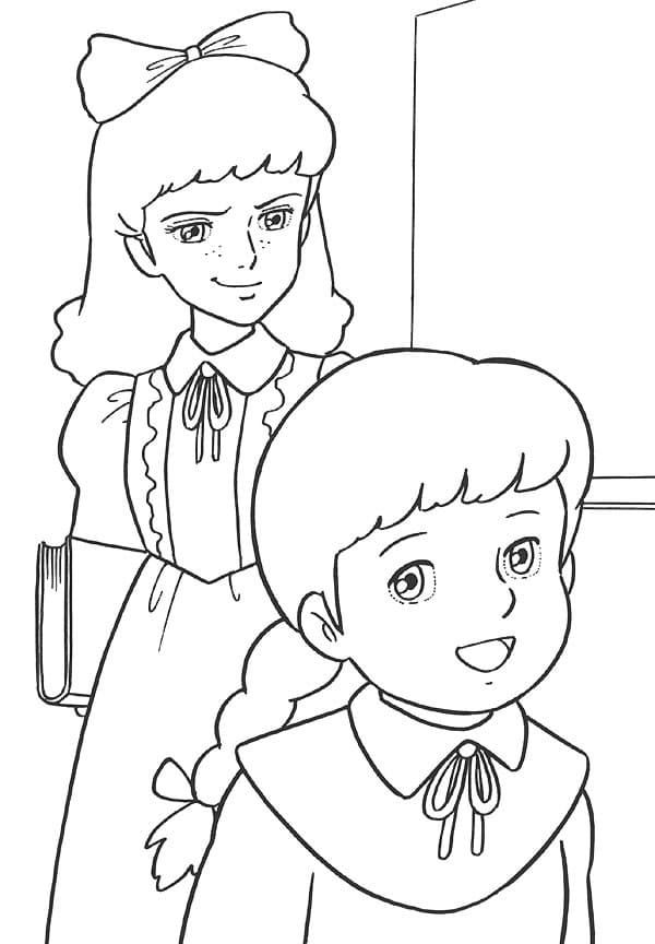 Coloriage gratuit Princesse Sarah #202112 de la collection Animé et Manga à imprimer
