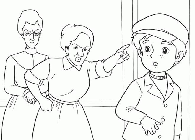 Coloriage gratuit Princesse Sarah #202114 de la collection Animé et Manga à imprimer