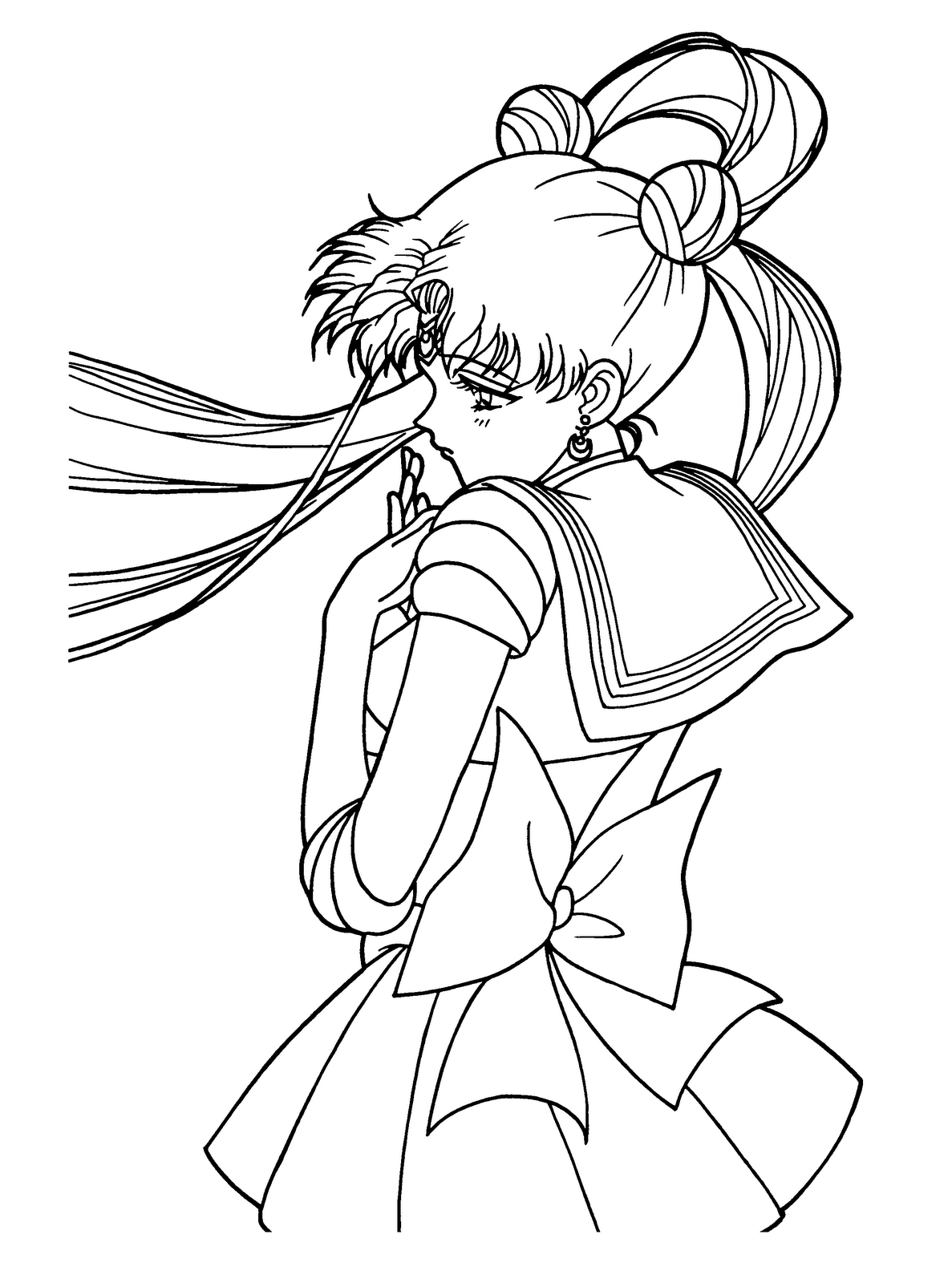 Coloriage Sailor Moon #50274 à imprimer gratuitement, extrait de la collection Animé et Manga