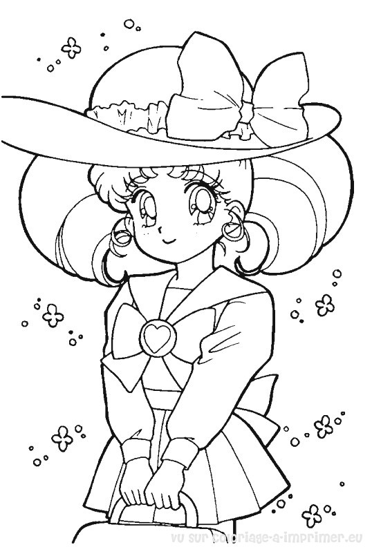Dessin à colorier Sailor Moon #50311 issu de la collection Animé et Manga, prêt à imprimer