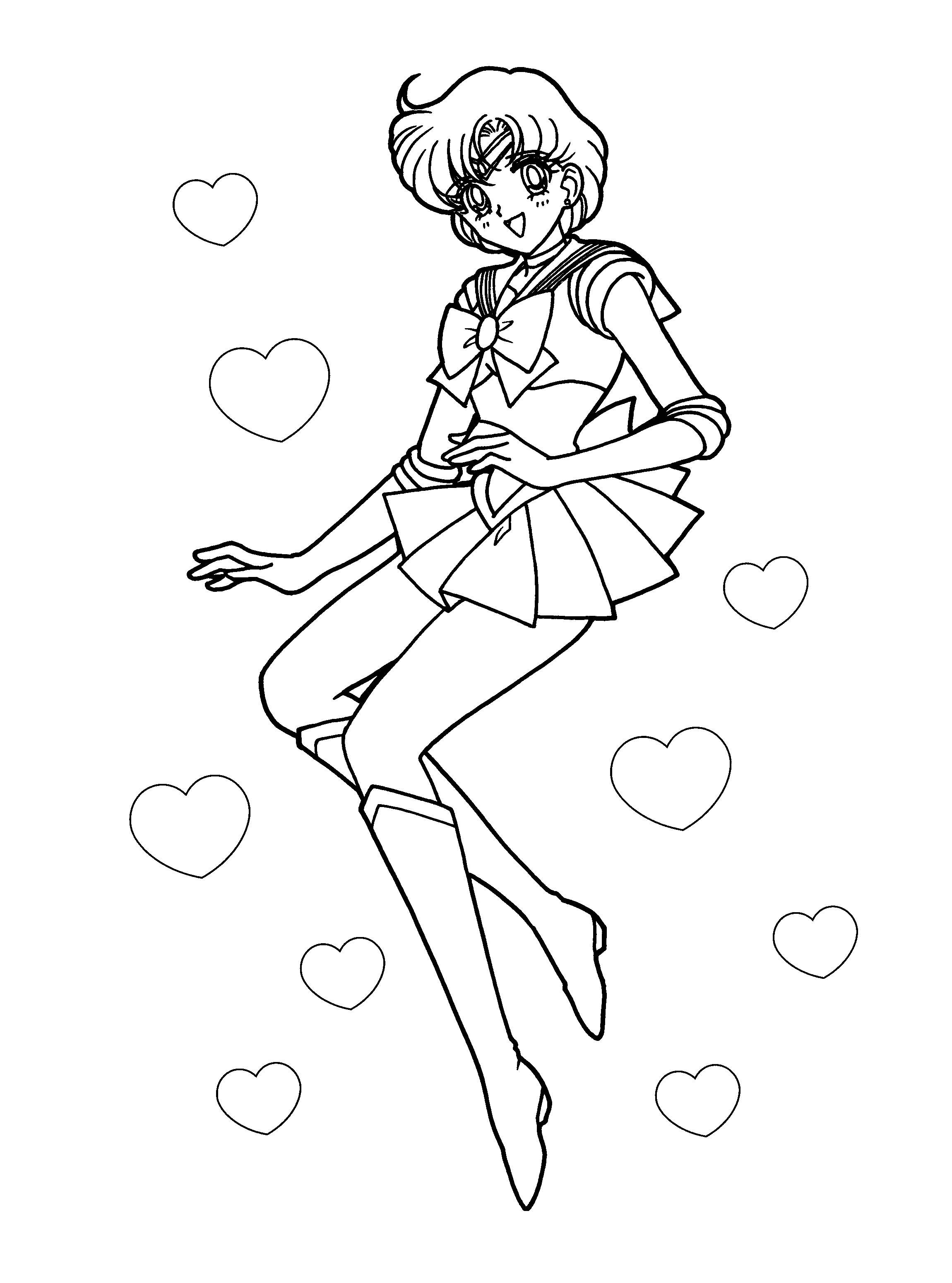 Coloriage à imprimer Sailor Moon #50411 de la série Animé et Manga, gratuit pour enfants et adultes