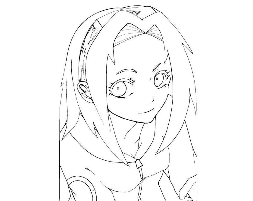 Dessin à colorier: Sakura Haruno (Animé et Manga) #179927 - Coloriages à Imprimer Gratuits