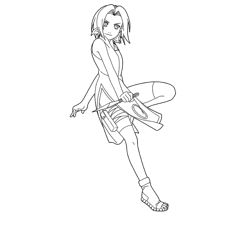 Coloriage gratuit Sakura Haruno #179933 de la collection Animé et Manga à imprimer