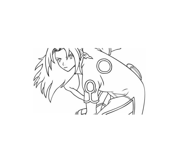 Coloriage gratuit Sakura Haruno #179934 de la collection Animé et Manga à imprimer