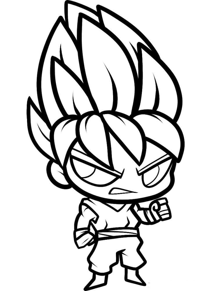 Coloriage à imprimer Sangoku #201330 de la série Animé et Manga, gratuit pour enfants et adultes