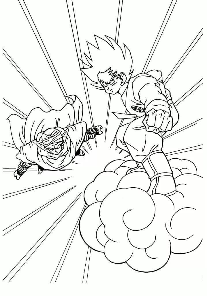Illustration au trait Sangoku #201354 de la collection Animé et Manga à colorier gratuitement