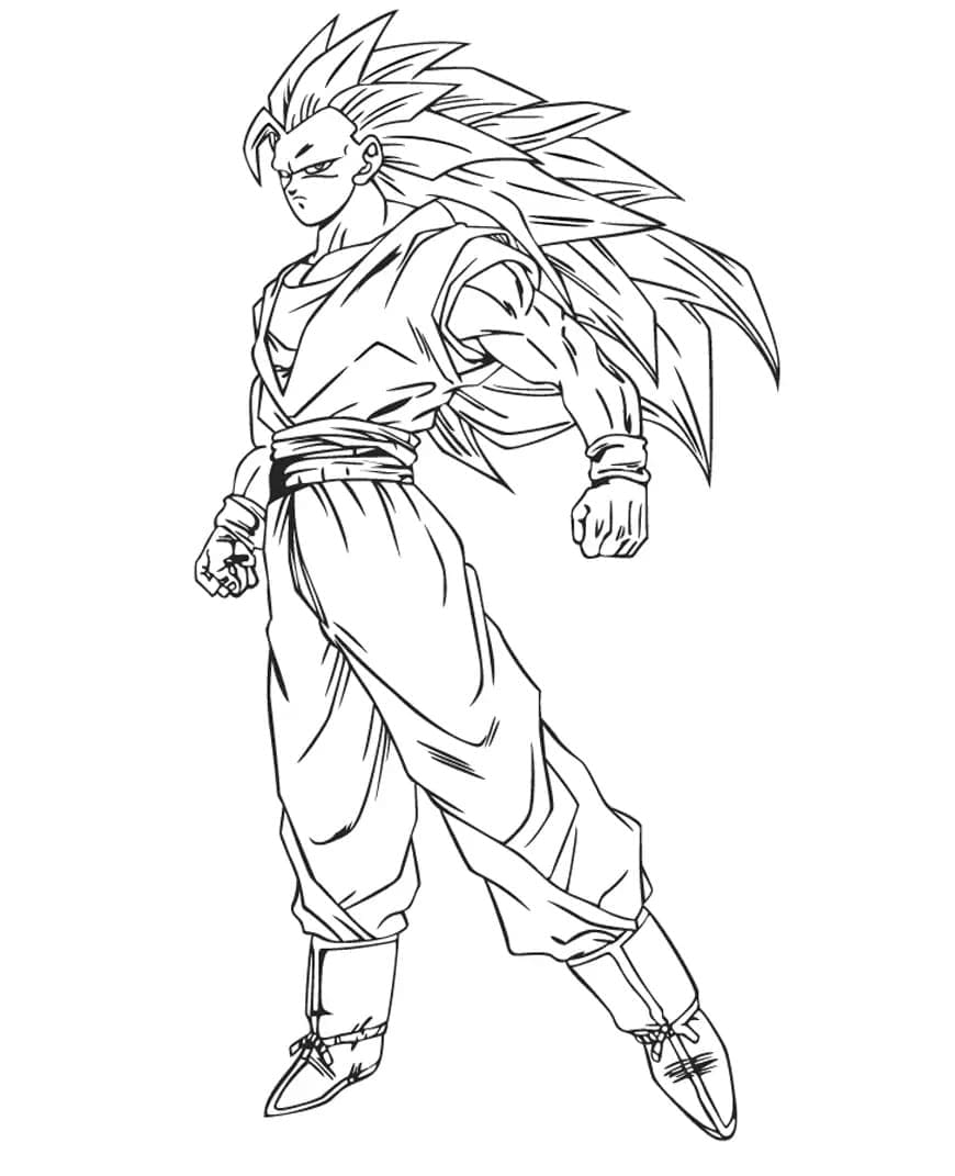 Coloriage Sangoku #201375 à imprimer gratuitement, extrait de la collection Animé et Manga Coloriage Sangoku #201375 à imprimer gratuitement, extrait de la collection Animé et Manga