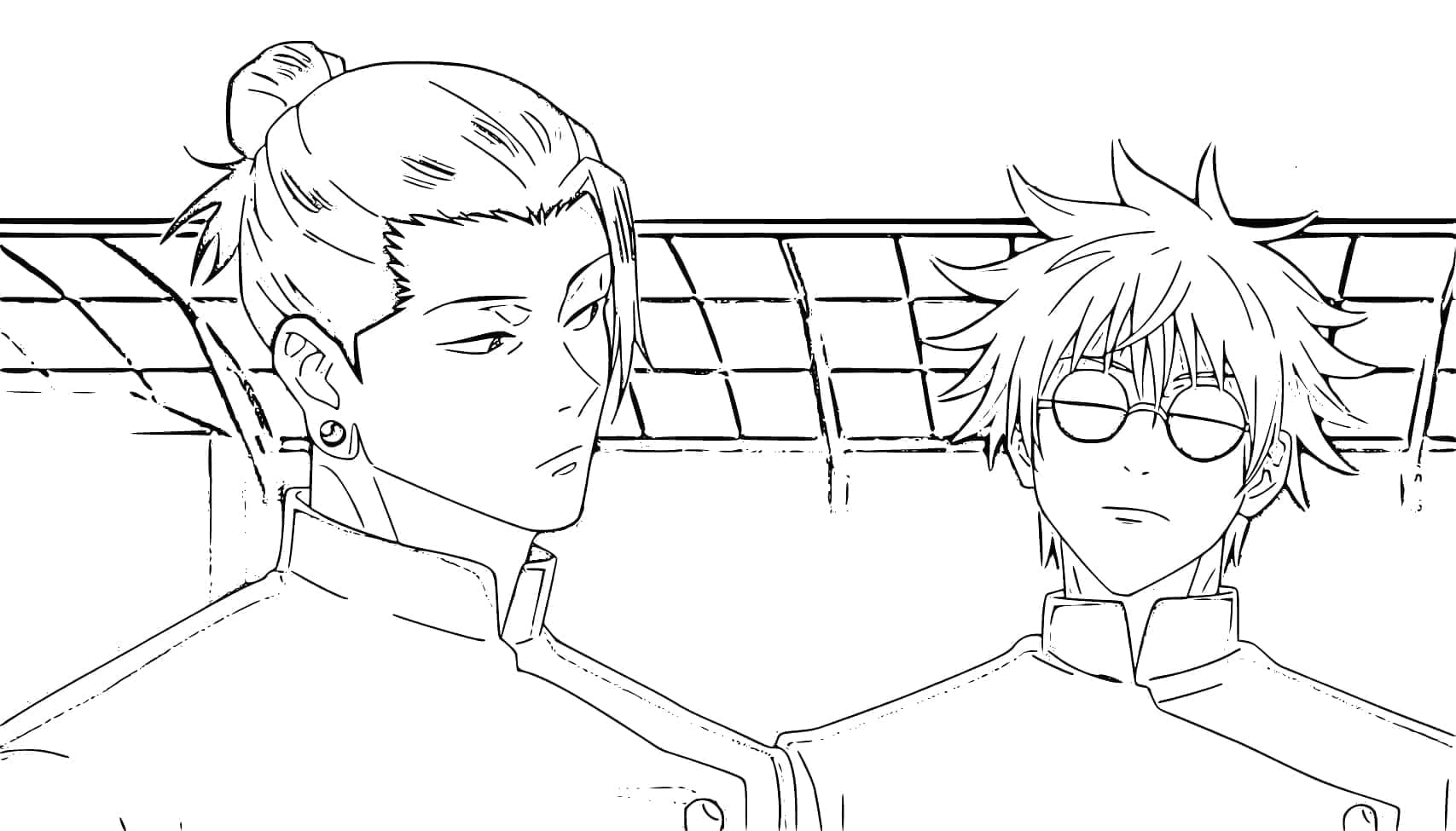 Coloriage gratuit Satoru Gojo #220387 de la collection Animé et Manga à imprimer