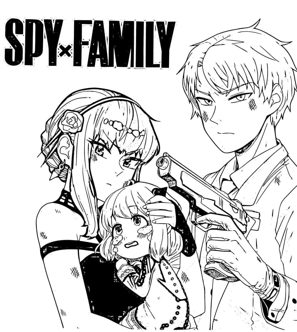 Illustration au trait Spy x Family #182897 de la collection Animé et Manga à colorier gratuitement Illustration au trait Spy x Family #182897 de la collection Animé et Manga à colorier gratuitement