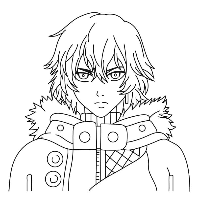 Coloriage gratuit Tokyo Ghoul #183091 de la collection Animé et Manga à imprimer