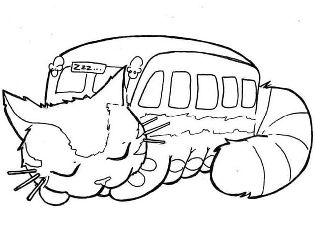 Coloriage gratuit Totoro #180129 de la collection Animé et Manga à imprimer
