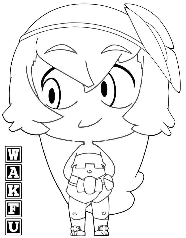 Coloriage gratuit Wakfu #212687 de la collection Animé et Manga à imprimer