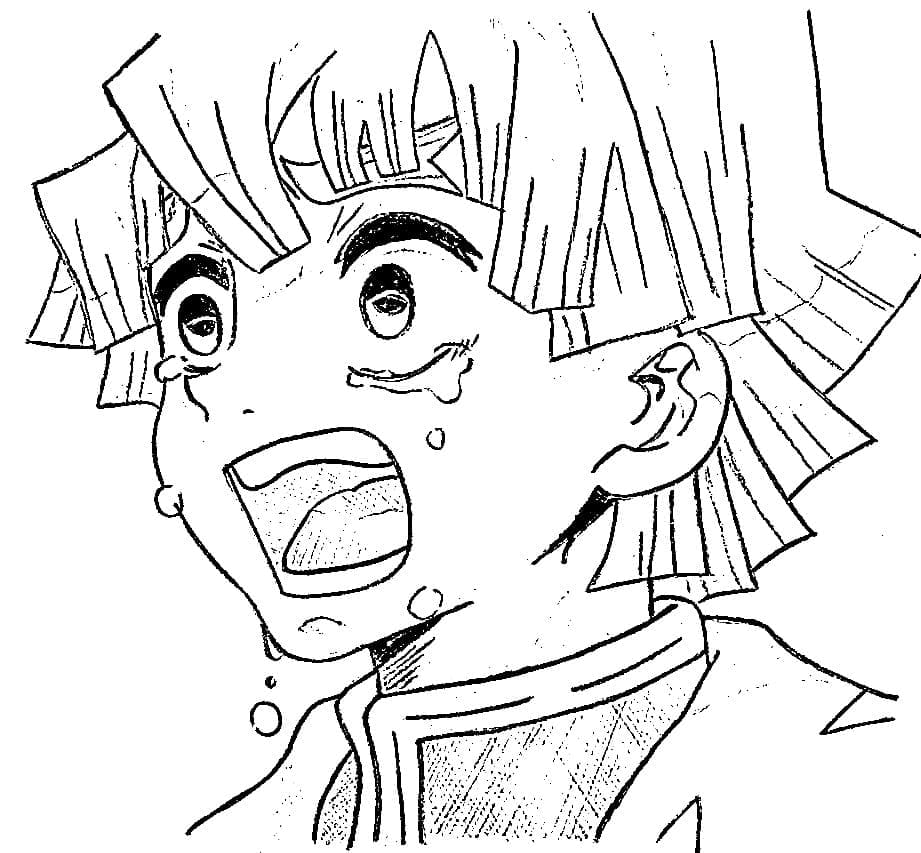 Coloriage gratuit Zenitsu #214125 de la collection Animé et Manga à imprimer