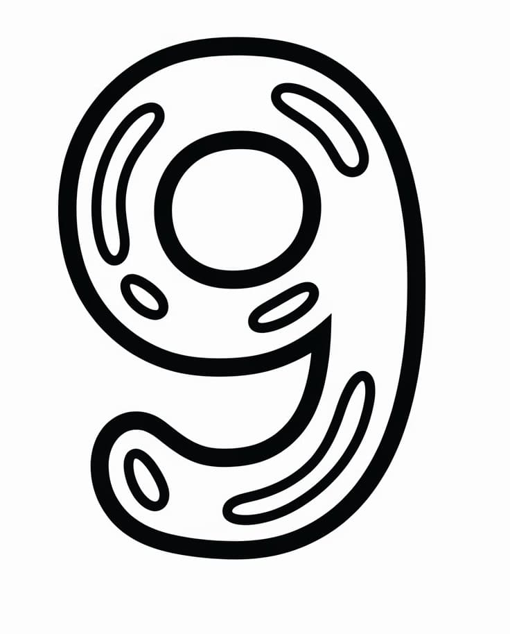 Coloriage gratuit Chiffre 9 #221479 de la collection Apprentissage et Éducation à imprimer Coloriage gratuit Chiffre 9 #221479 de la collection Apprentissage et Éducation à imprimer