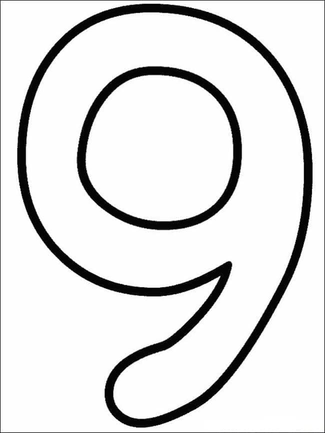 Coloriage imprimable Chiffre 9 #221492 de la collection Apprentissage et Éducation à colorier aux crayons Coloriage imprimable Chiffre 9 #221492 de la collection Apprentissage et Éducation à colorier aux crayons