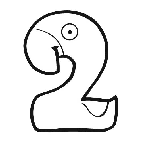 Coloriage gratuit Chiffres #125117 de la collection Apprentissage et Éducation à imprimer