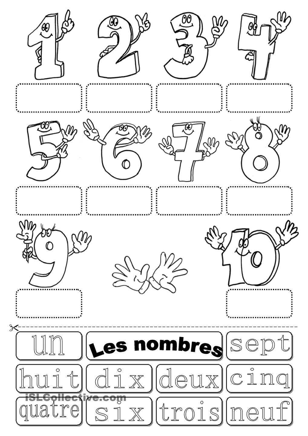 Coloriage imprimable Chiffres #125202 de la collection Apprentissage et Éducation à colorier aux crayons