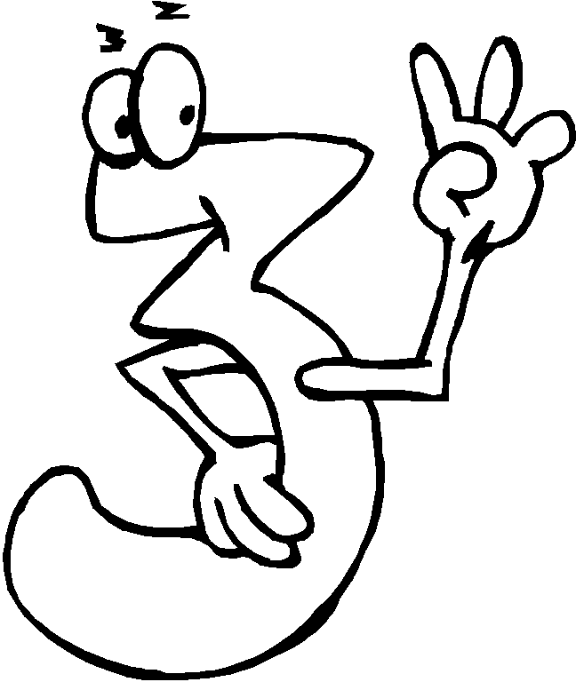 Dessin Chiffres #125353 à colorier de la série Apprentissage et Éducation, gratuit à télécharger et imprimer