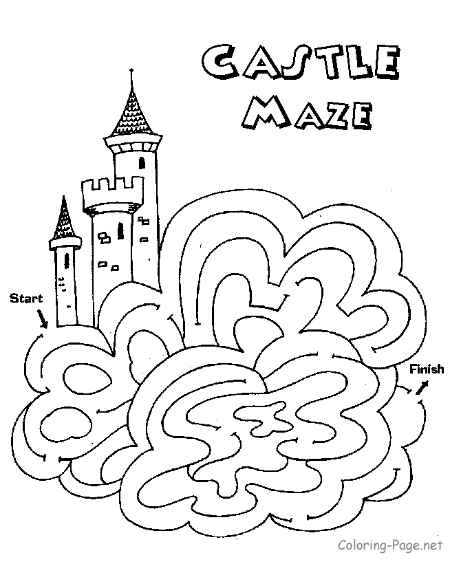Coloriage gratuit Labyrinthes #126452 de la collection Apprentissage et Éducation à imprimer