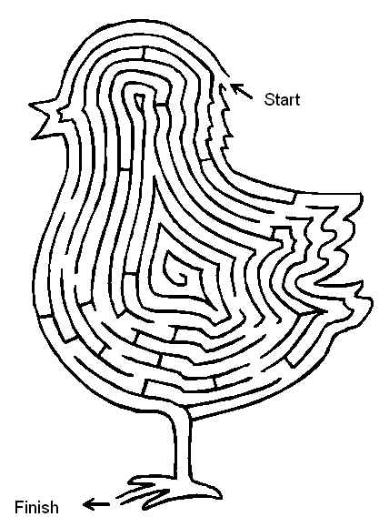 Illustration au trait Labyrinthes #126519 de la collection Apprentissage et Éducation à colorier gratuitement
