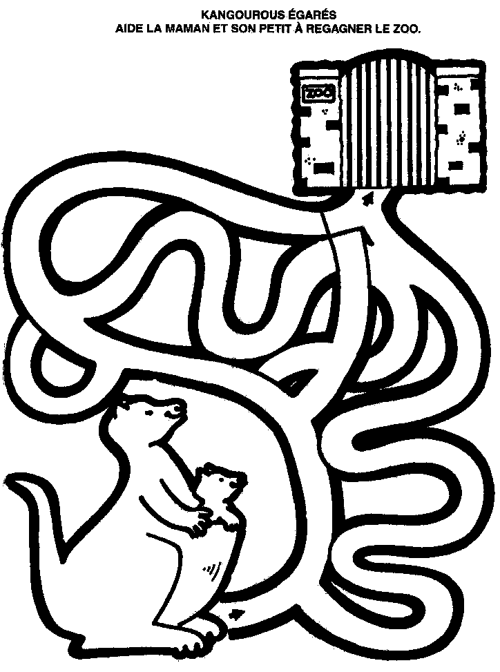 Coloriage Labyrinthes #126609 à imprimer gratuitement, extrait de la collection Apprentissage et Éducation