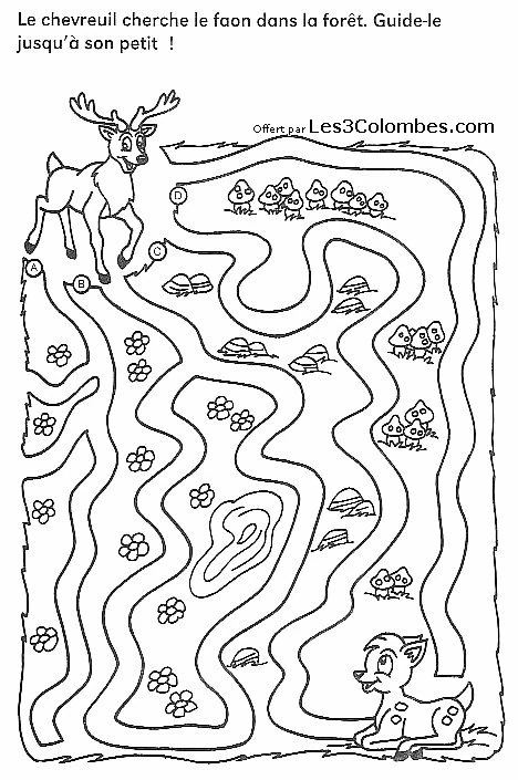 Coloriage gratuit Labyrinthes #126614 de la collection Apprentissage et Éducation à imprimer
