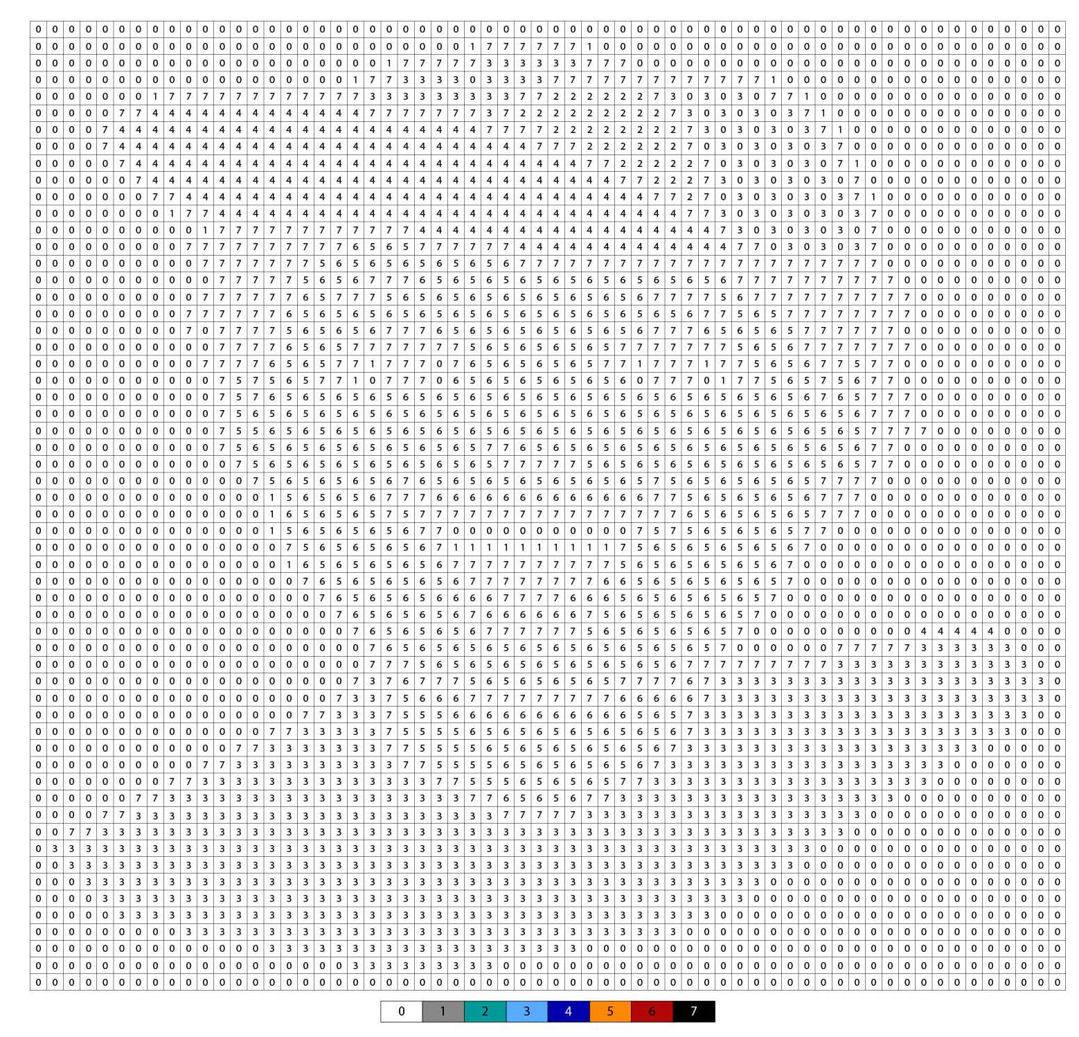 Dessin à colorier: Pixel Art (Apprentissage et Éducation) #201991 - Coloriages à Imprimer Gratuits