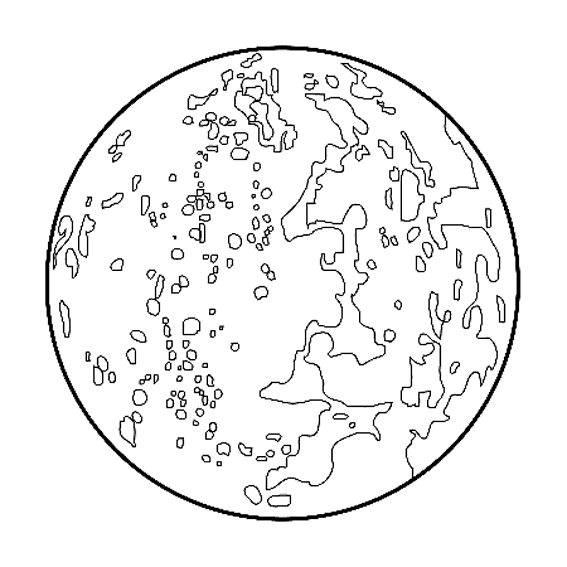 Dessin à colorier: Planete (Système Solaire) (Apprentissage et Éducation) #157633 - Coloriages à Imprimer Gratuits