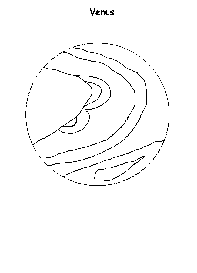 Dessin à colorier: Planete (Système Solaire) (Apprentissage et Éducation) #157660 - Coloriages à Imprimer Gratuits