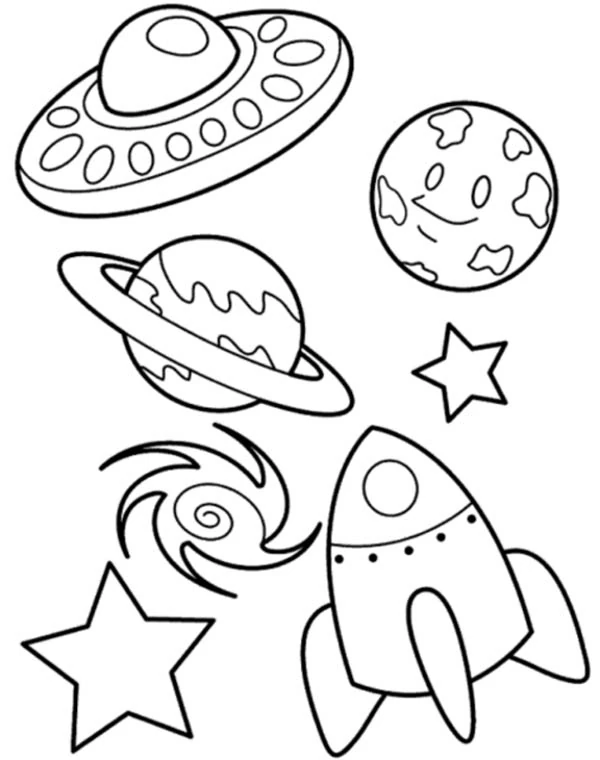 Coloriage Planete (Système Solaire) #157865 à imprimer gratuitement, extrait de la collection Apprentissage et Éducation
