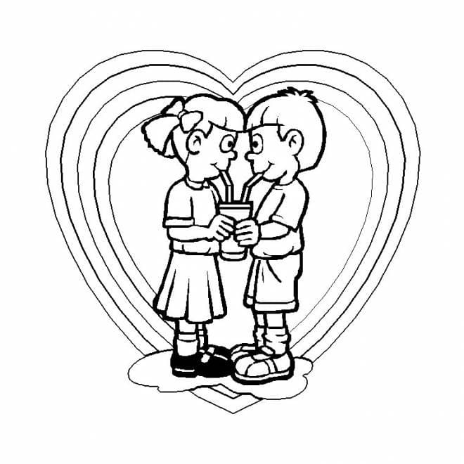 Coloriage gratuit Amour #194134 de la collection Autres à imprimer