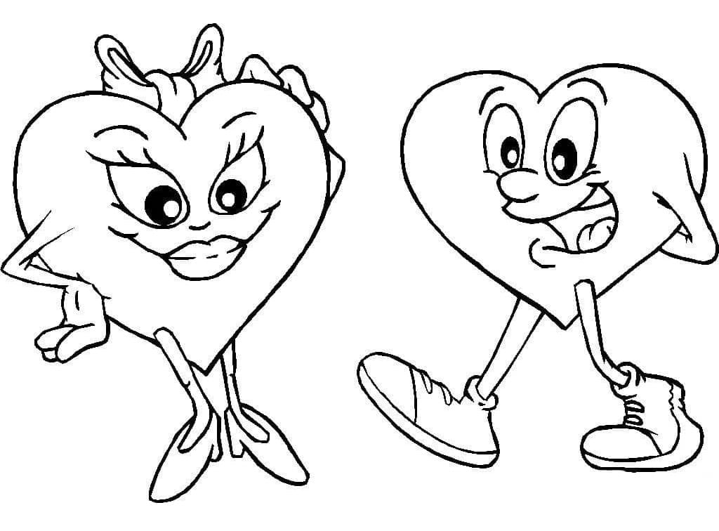 Joli coloriage Amour #194137 de la collection Autres, prêt à imprimer pour petits et grands