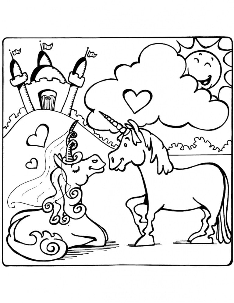 Coloriage gratuit Amour #194142 de la collection Autres à imprimer