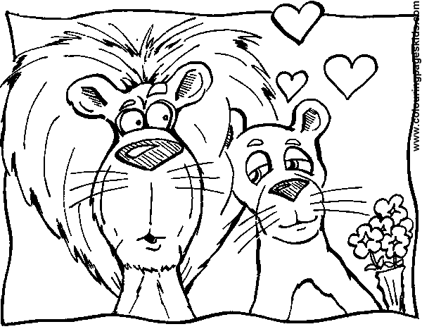 Coloriage imprimable Amour #88525 de la collection Autres à colorier aux crayons