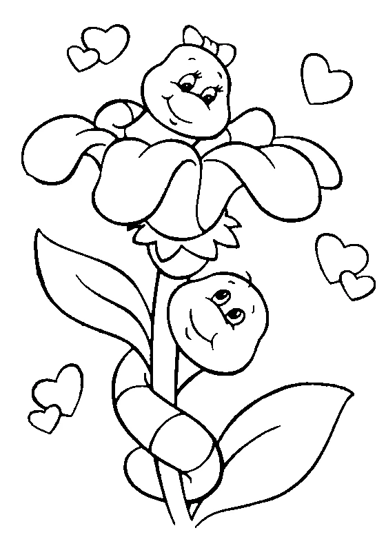 Coloriage gratuit Amour #88707 de la collection Autres à imprimer