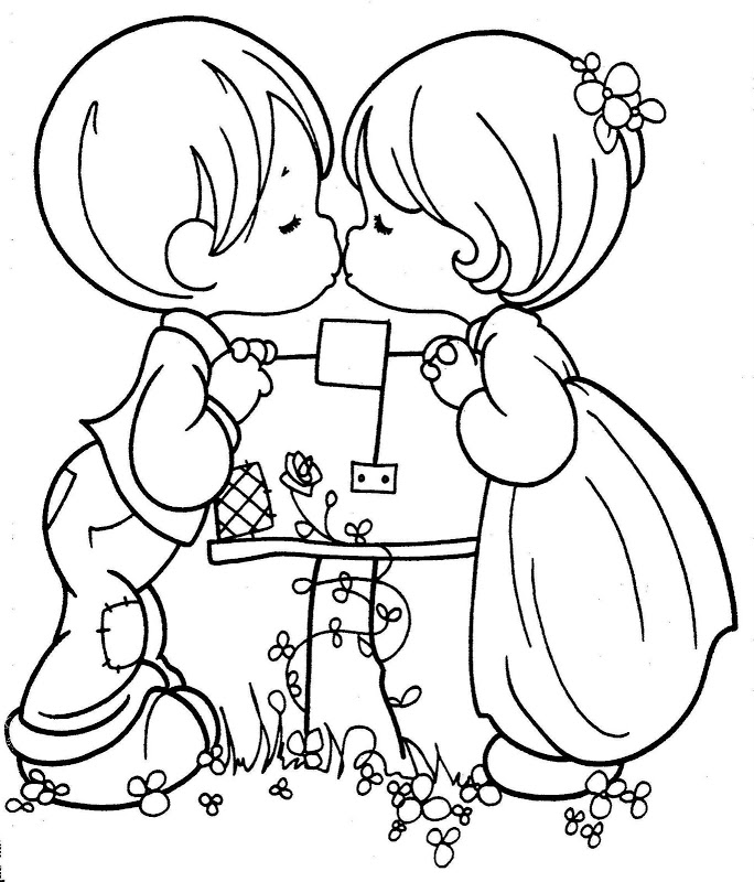 Dessin à colorier: Amour (Autres) #88726 - Coloriages à Imprimer Gratuits
