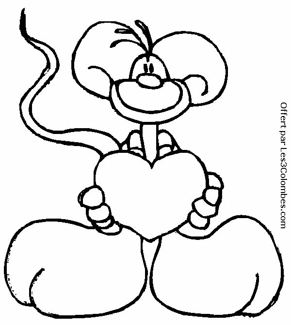 Coloriage imprimable Amour #88815 de la collection Autres à colorier aux crayons