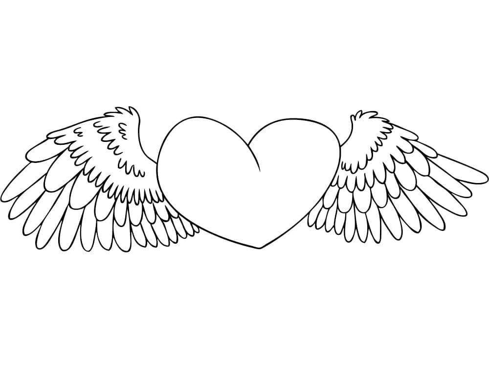 Coloriage gratuit Coeur #173241 de la collection Autres à imprimer