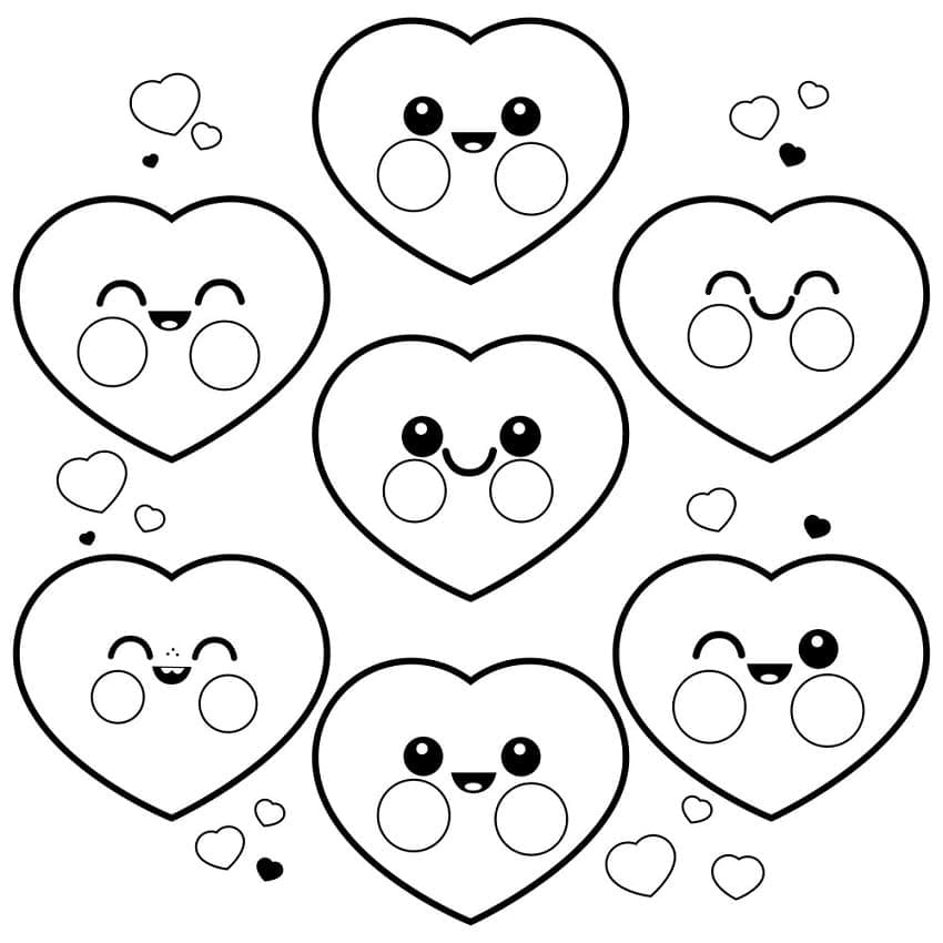 Dessin à colorier: Coeur (Autres) #173262 - Coloriages à Imprimer Gratuits