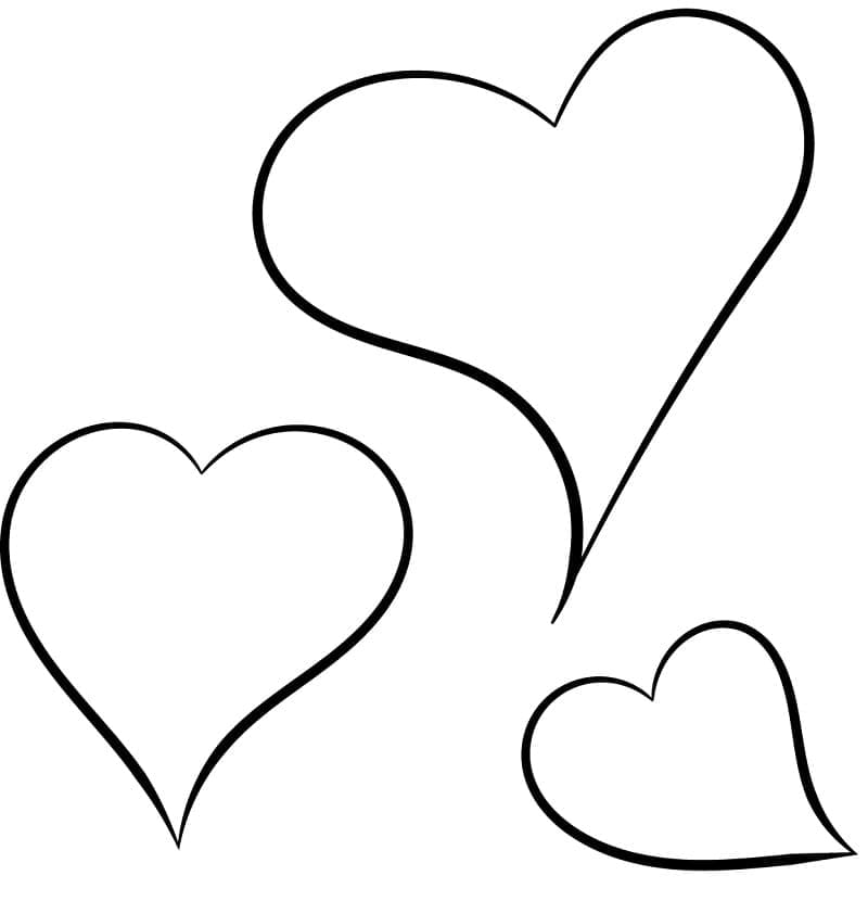 Coloriage gratuit Coeur #173268 de la collection Autres à imprimer