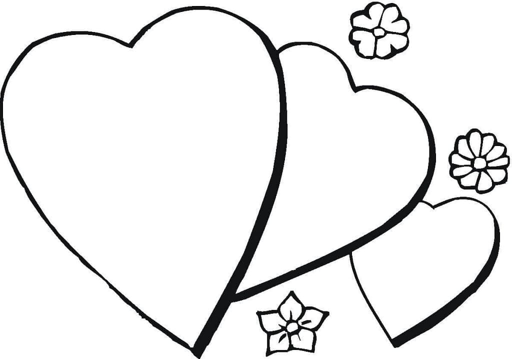 Coloriage gratuit Coeur #173271 de la collection Autres à imprimer