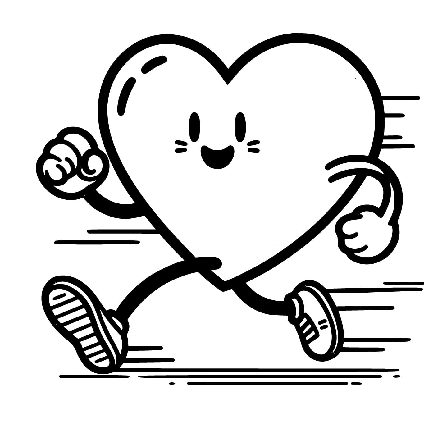 Coloriage gratuit Coeur #213415 de la collection Autres à imprimer