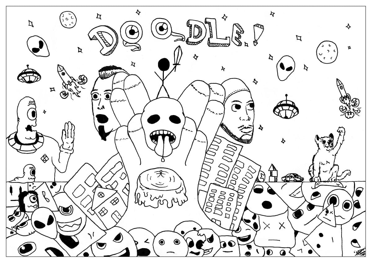 Coloriage gratuit Doodle Art #190852 de la collection Autres à imprimer