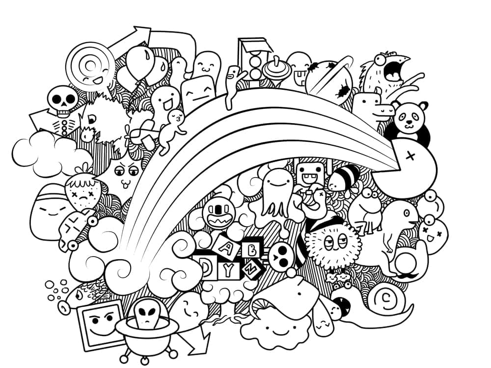 Coloriage gratuit Doodle Art #190865 de la collection Autres à imprimer