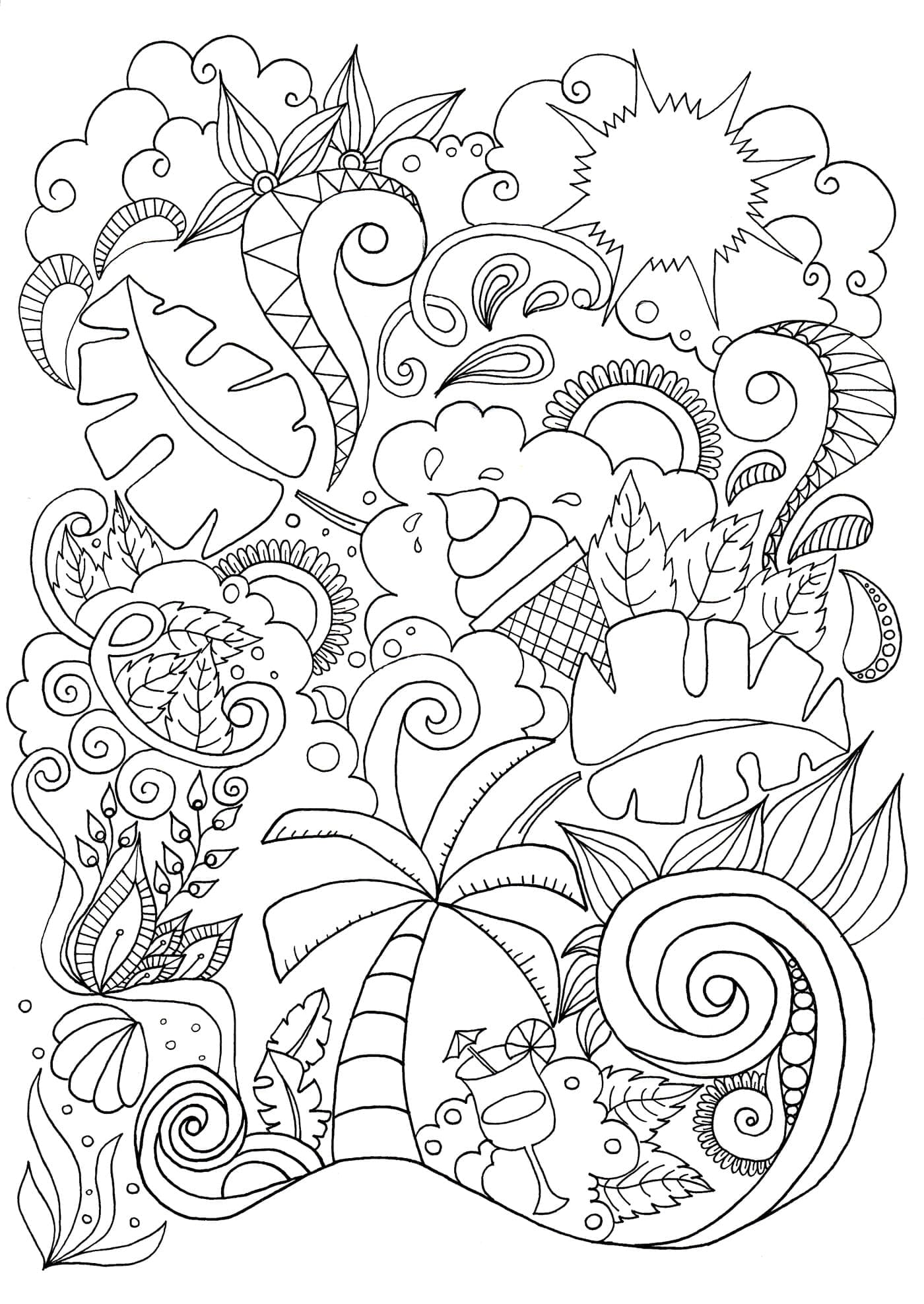 Coloriage gratuit Doodle Art #190870 de la collection Autres à imprimer