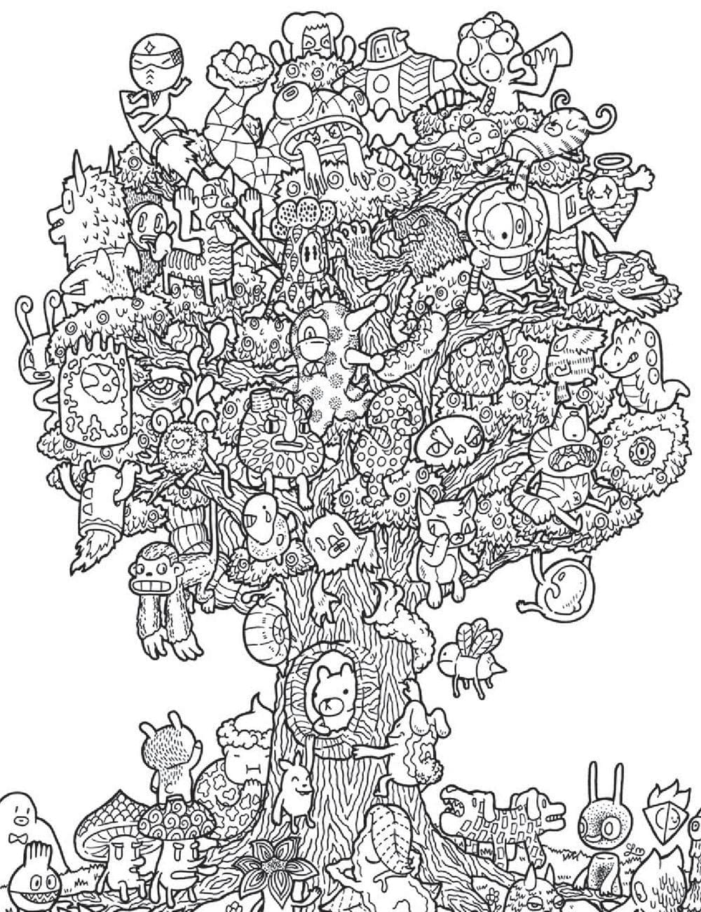 Coloriage gratuit Doodle Art #190873 de la collection Autres à imprimer