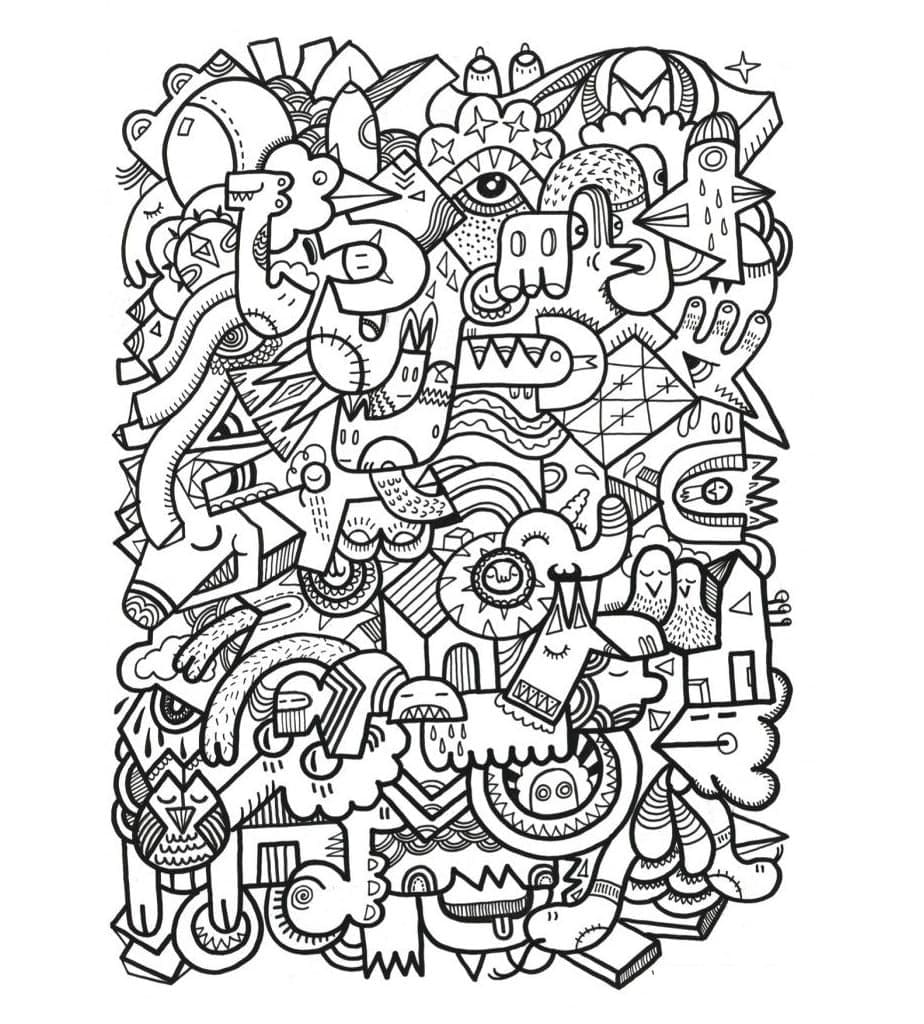 Coloriage gratuit Doodle Art #190880 de la collection Autres à imprimer