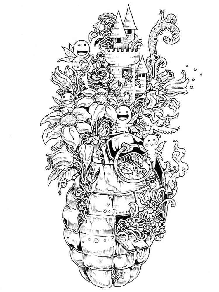 Coloriage gratuit Doodle Art #190885 de la collection Autres à imprimer